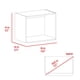 thumbnail image 3 of Mueble Para Microondas Eco 60x45x40 Cm Blanco, 3 of 3