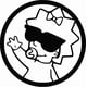thumbnail image 1 of Sticker The Simpsons Bart Homer Lisa Maggie Marge Auto, 1 of 3