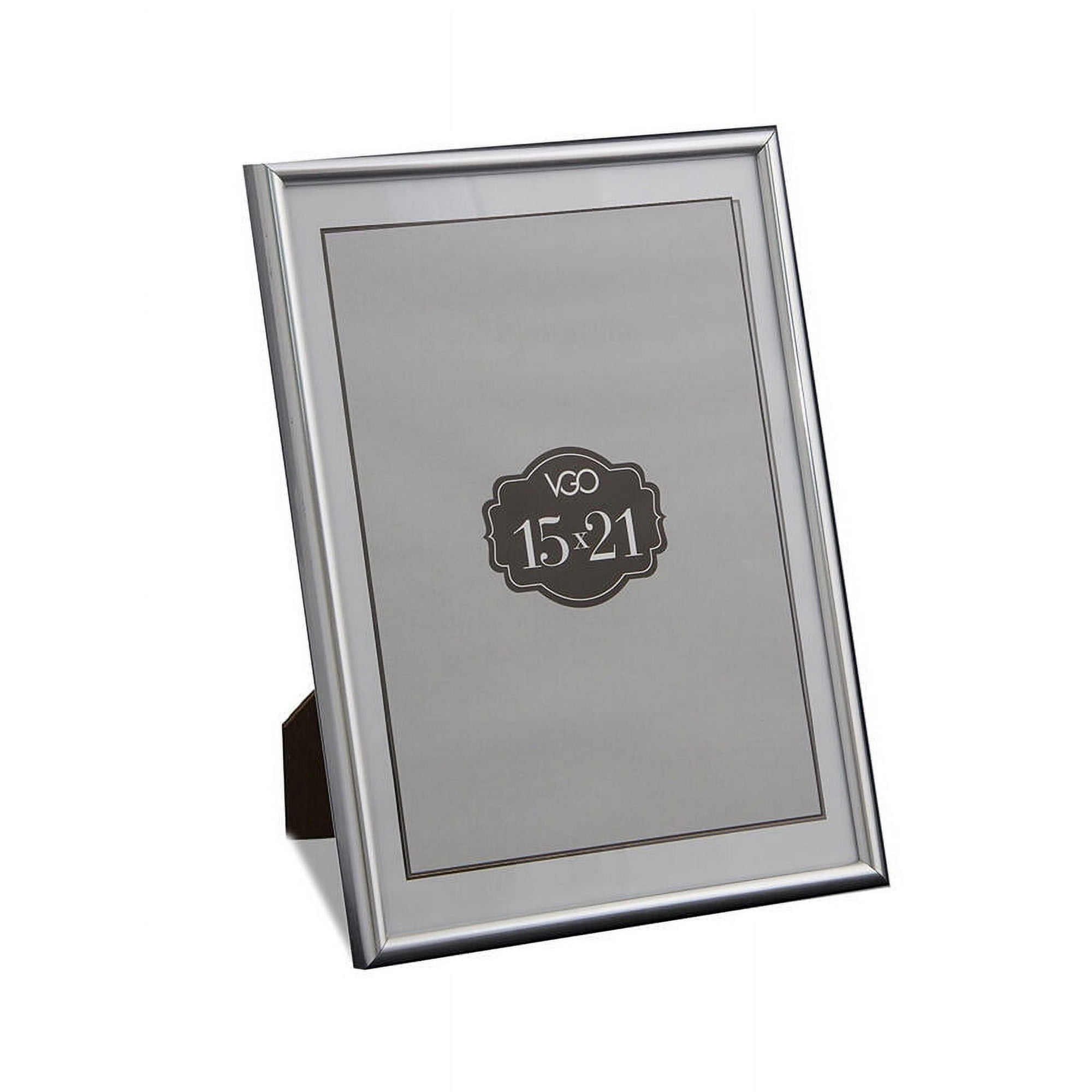 Vgo - Marco 15x20 En Plastico Metalizado