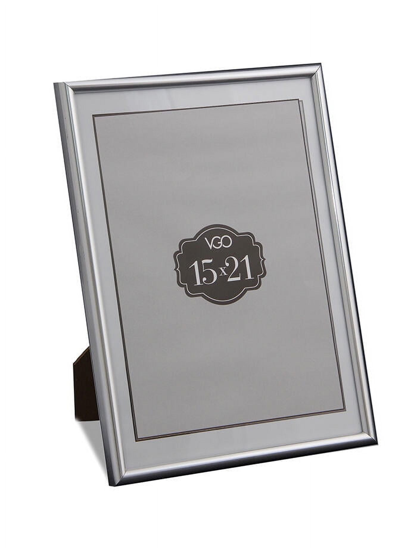Vgo - Marco 13X18 En Plastico Metalizado