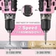 thumbnail image 5 of Taladro Inalámbrico 20v Rosa 2 0ah Con Cargador, 5 of 8