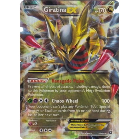 Juego De Cartas Coleccionables Pokémon Giratina-Ex (57/98) Holo