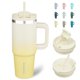 thumbnail image 1 of Vaso térmico BJPKPK de 30 oz de acero inoxidable con asa y popote, 1 of 6