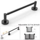 thumbnail image 4 of Toallero ajustable Ruacq de 35 a 60 cm para baño, acero inoxidable, 4 of 7
