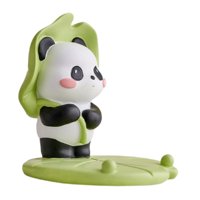 Magideal - Soporte Para Teléfono Con Diseño De Panda, Adorable Adorno De Mesa, Decoración De Habitación, Estatuilla De Panda, Soporte Para Teléfono Para Colegas 92 Cm X 92 Cm X 9 Cm
