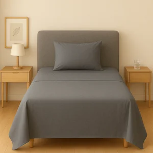 Genérico - Sabanas Hotel Irish Home Microfibra 1.5 Plaza Color Gris