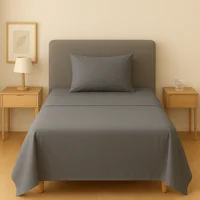 Genérico - Sabanas Hotel Irish Home Microfibra 1.5 Plaza Color Gris