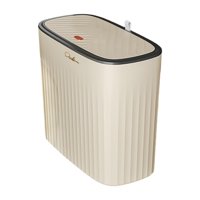 Bothyi - Contenedor De Basura Con Tapa, Bote De Basura Para Sala De Estar, Garaje, Lavadero, Amarillo