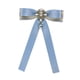 thumbnail image 4 of Broche De Lazo De Cinta Preatado Con Lazo, Corbata De Moda Para Traje, Uniforme, Banquete, Azul, 4 of 5