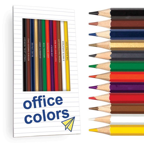 Lápices de colores Pun Labs 12 unidades The Office (serie de TV)