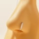 thumbnail image 5 of 1 pc Shiny Zircon Copper Nose Ring - Fashionable and Comfortable Nose Piercing Jewelry, 5 of 5