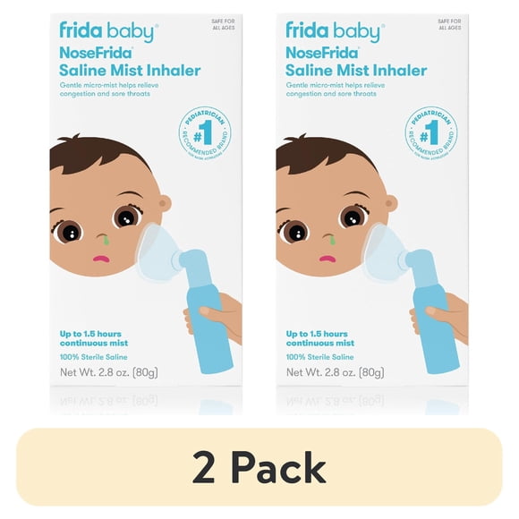 Inhalador Nasal Frida Baby NoseFrida Salino 2 Pack 80 g