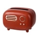 thumbnail image 5 of Caja De Almacenamiento De Servilletas Con Cubierta De Caja De Pa?uelos De Radio Para Muebles De Coche De Gabinete Rojo, 5 of 5