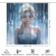 thumbnail image 2 of Frozen chica Elsa princesa-theme 4-Piece Shower Curtain Set with Rugs, Waterproof Bathroom Decor Set Includes Bath Mat, U-Shaped Rug, Toilet Lid Cover and Curtain with Hooks, 2 of 6