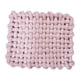 thumbnail image 3 of Manta De Hilo De Punto Hecha A Mano Gruesa Suave Para Salón Sofá Rosa, 3 of 5