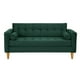 thumbnail image 1 of Sofa Retro 3C Felpa 04 Verde Botella, 1 of 6