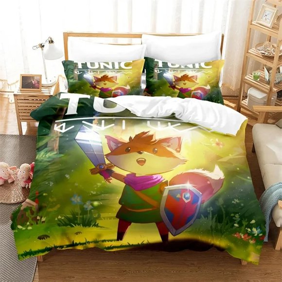 Game Tunic Bedding Set,Duvet Cover Comforter Bed Set Quilt Cover Pillowcase,King Queen Twin Size Boys Girls AdultseBed Sheets