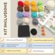 thumbnail image 2 of Kit de Fieltro con Agujas Woolbuddy – Set de Inicio de 16 colores, 2 of 9