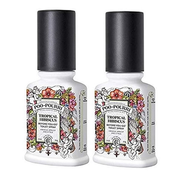 Aerosol de tocador Poo-Pourri Tropical Hibiscus 60 ml (2 unidades)