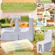 thumbnail image 3 of Brieftons 10Blade Countertop Vegetable Spiralizer and Veggi, 3 of 3