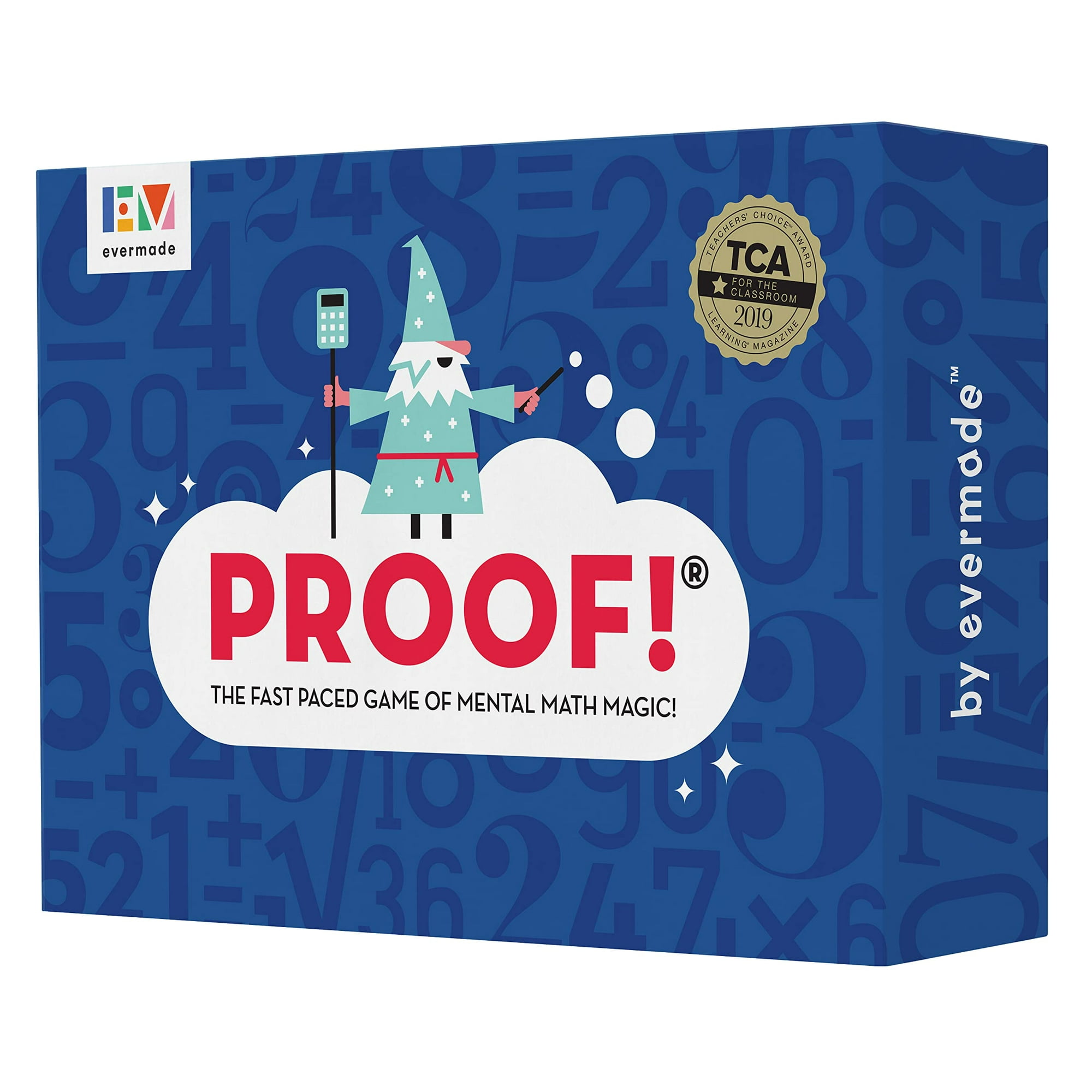 Juego De Matemáticas Evermade Proof! Matemáticas Mentales A Un Ritmo Rápido: Más De 9 Años