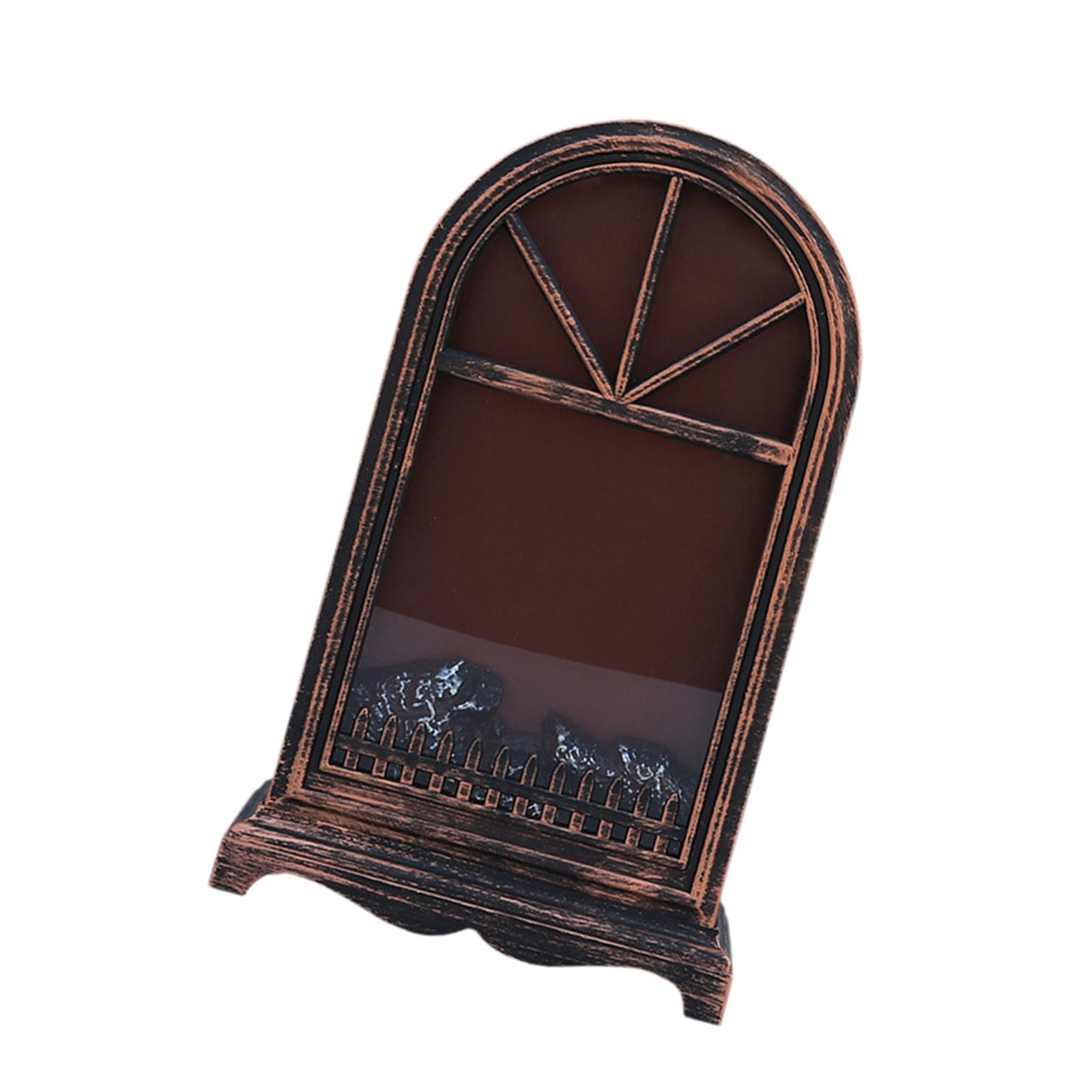 Magideal - Lámpara De Mesa Con Efecto De Llama Led, Lámpara De Chimenea Sin Llama, Lámpara De Simulación De Llama Para Chimenea, Decoración Navideña De Invierno