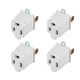 thumbnail image 1 of Adaptador de corriente Oviitech de 3 a 2 clavijas, 15 A, 125 V, paquete de 4, 1 of 5