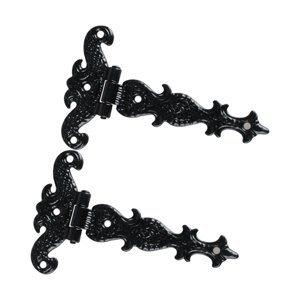 Bothyi - Bisagras De Puerta De Estilo Vintage De 2 Piezas Para Oficina En Casa Hotel Negro