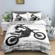 thumbnail image 1 of x1622 Bed SheetsMotocross Bedding Set for Boys Adults Off-road Race Motorcycle Duvet Cover Dirt Bike Rider Polyester Comforter Cover 3-Piece Bedding Set (1 Duvet Cover + 2 Pillow Shams) nj1622, 1 of 5