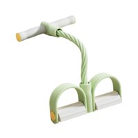 Magideal - Banda De Resistencia Para Pedales, Tirador De Tobillo Con Diseño De 6 Tubos, Cuerda Elástica Para Sentarse, Cuerda De Tracción Para Mujeres Y Hombres, Verde