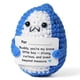 thumbnail image 1 of Muñeco de animal tejido Fabullus, regalo para hijo con tarjeta positiva, 1 of 6