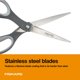 thumbnail image 5 of Tijeras Fiskars 20 cm para zurdos con recubrimiento de titanio y mango SoftGrip, 5 of 9