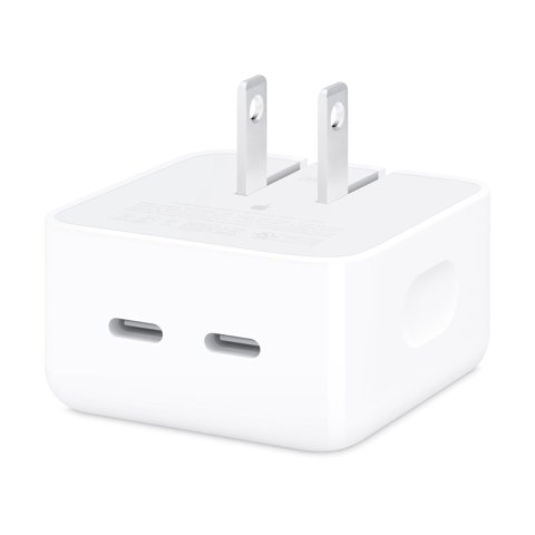 Adaptador De Corriente Apple De 35 W Con Doble Puerto Usb-C Compacto