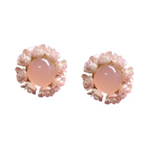 Ioensy - Pendientes De Flores, Dulce Joya, Amuleto Para El Día De San Valentín, Regalo Festivo Para Ella