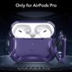 thumbnail image 2 of Funda ESR Cyber Armor Tough con HaloLock para AirPods Pro, color morado, 2 of 9