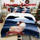 thumbnail image 1 of 3pcs Kpop Felix and Snowy Mountain Printed Bedding Set Soft Polyester Duvet Cover with 2 Pillowcases All Season Comfort, 1 of 5