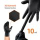 thumbnail image 3 of Guantes de protección ANBOSON de nitrilo 10 mil con textura diamante, talla XL, 3 of 6