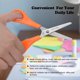 thumbnail image 5 of Tijeras Ezzgol 13 cm – Pack de 48 colores surtidos, 5 of 7