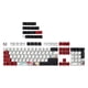 thumbnail image 3 of DIY 123 teclas PBT Kit para 61 64 68 87 96 98 108 profesion sublimación de tinte Premium , ROJO, 3 of 5