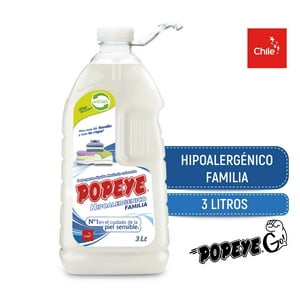 Detergente Hipoalergénico Popeye Familia Matic Pet 3 Lt