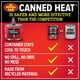 thumbnail image 2 of Carburante Canned Heat Royal Oak de 12 a 2 horas para rozar platos, color rojo, 2 of 3