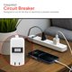thumbnail image 5 of Power Strip GE 14833, paquete de 2 salidas con cable de 0,5 m, color blanco, 5 of 6