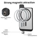 thumbnail image 2 of Funda Magnética Para Samsung Galaxy Z Flod 4 Con Billetera Y Anillo Protector Resistente Negro, 2 of 6