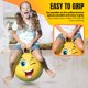 thumbnail image 2 of Pelota Bounce Hopper New Bounce para niños, amarilla con bomba, 20 cm, 2 of 6