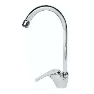 Genérico - Llave Monomando Lavaplatos Vertical Colomba Color Plateado