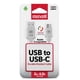 thumbnail image 1 of Cable Trenzado USB a USB C Maxell 2 Metros Carga Rápida Blanco, 1 of 2