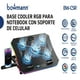 thumbnail image 2 of Base Cooler Notebook Rgb Con Soporte Celular Bw-c5r, 2 of 3