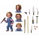 thumbnail image 5 of Figura de acción Chucky, modelo articulado con accesorios intercambiables, set en caja, 11cm, 5 of 5