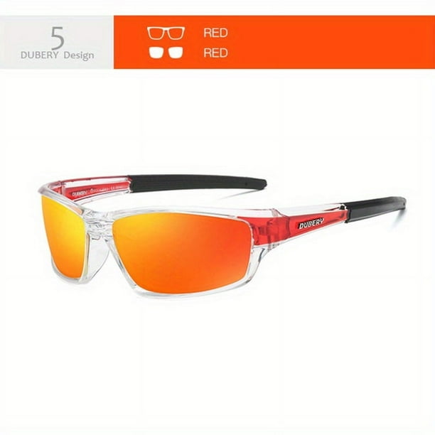 DUBERY Polarized Sunglasses for Men and Women - 8 Colors, UV Protection, Stylish and Comfortable
