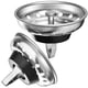 thumbnail image 1 of Colador y tapón para fregadero de cocina, 2 unidades, Hilltop, 9 cm, desagüe, 1 of 6